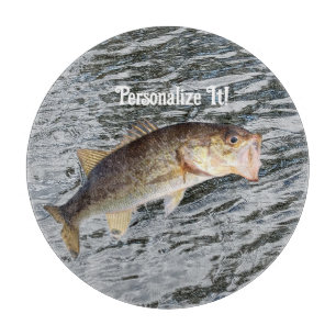 Planche À Découper Pêche de basse de saut personnalisable