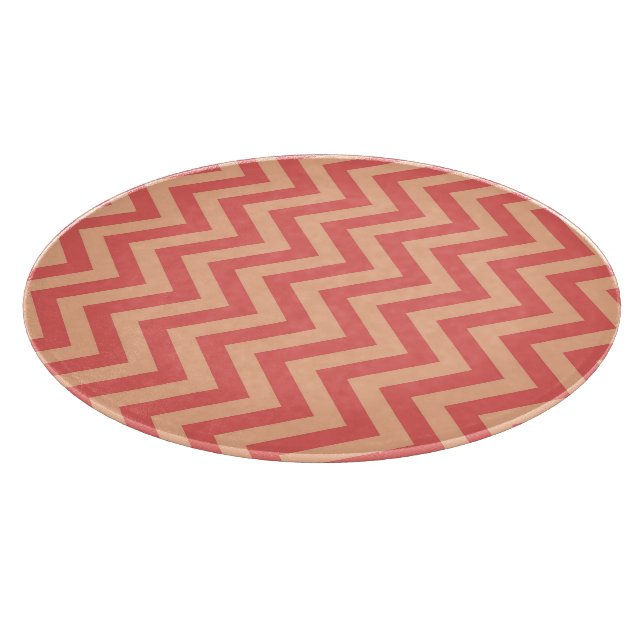 Planche À Découper Pêche et canneberge Chevron (Coin)