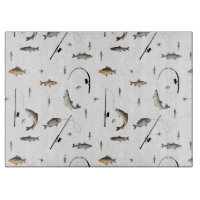 Pêche Motif à thème de poisson de bâton et de bobi