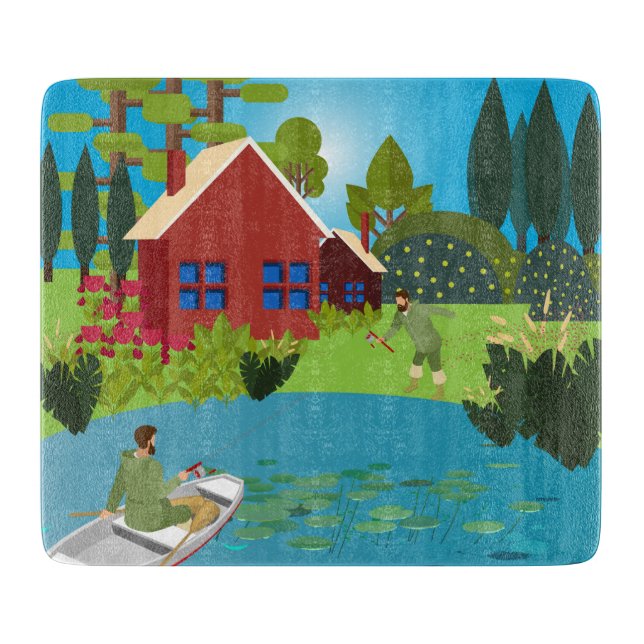 Planche À Découper Pêcheurs (Devant)