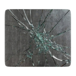 Planche À Découper Peinture à l'huile de surface en verre brisé (styl
