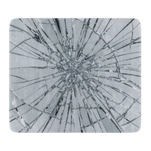 Planche À Découper Peinture à l'huile sur verre brisé (style 1)