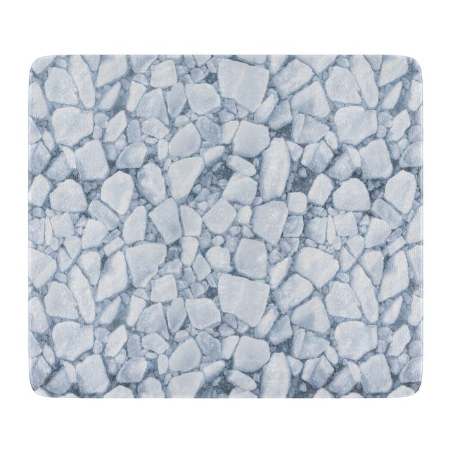 Planche À Découper Peinture à l'huile Surface de Glace Fendillée (Sty (Devant)