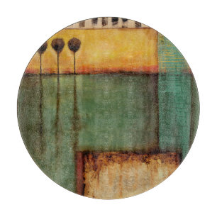 Planche À Découper Peinture abstraite avec des clés de piano