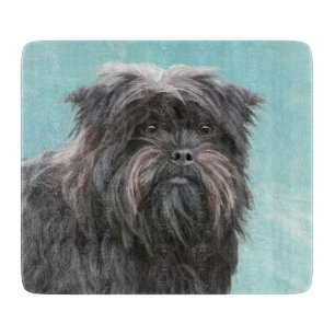 Planche À Découper Peinture Affenpinscher - Joli art original chien
