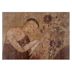Planche À Découper Peinture bouddhiste antique
