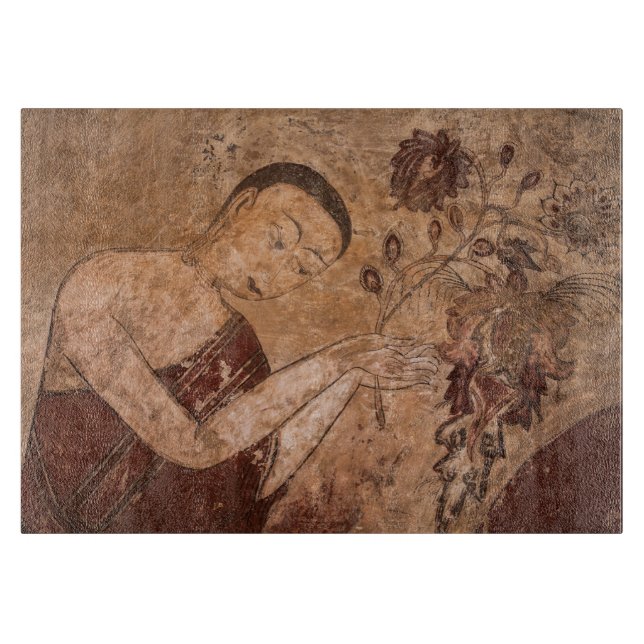 Planche À Découper Peinture bouddhiste antique (Devant)