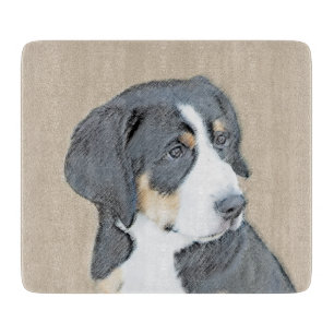 Planche À Découper Peinture de Chien de Montagne bernois - Art origin