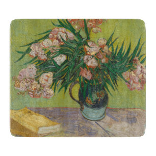 Planche À Découper Peinture de fleur d'oléandre de Vincent Van Gogh