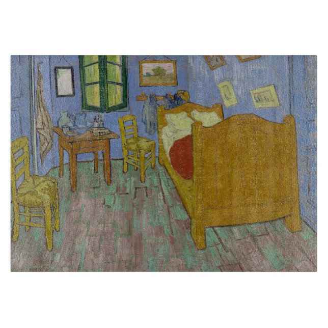 Planche À Découper Peinture de la chambre de Vincent Van Gogh (Devant)