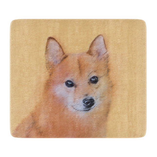 Planche À Découper Peinture finlandaise Spitz - Jote Original Chien A (Devant)