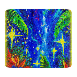 Planche À Découper Peinture Jungle Stars. Commandez dès maintenant