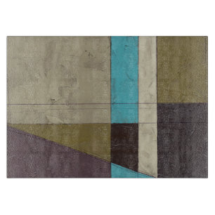 Planche À Découper Peinture minimaliste de Contemporay avec la