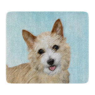 Planche À Découper Peinture Podengo Pequeno portugaise - Art original