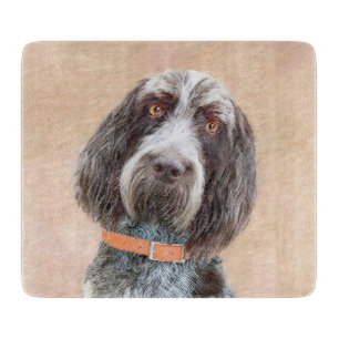 Planche À Découper Peinture Spinone Italiano - Belle Art Original Chi