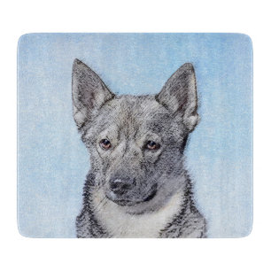 Planche À Découper Peinture Suédoise Vallhund - Cute Original Chien A