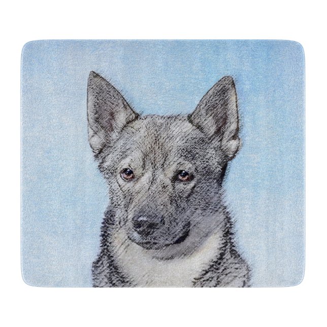 Planche À Découper Peinture Suédoise Vallhund - Cute Original Chien A (Devant)