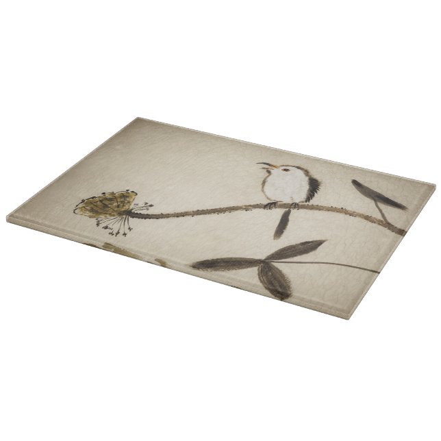 Planche À Découper Peinture traditionnelle chinoise d'encre avec des (Coin)