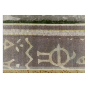 Planche À Découper Peinture tribale contemporaine de motif