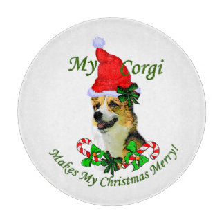 Planche À Découper Pembroke Welsh Corgi Noël