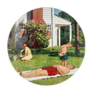 Planche À Découper Père de arrosage