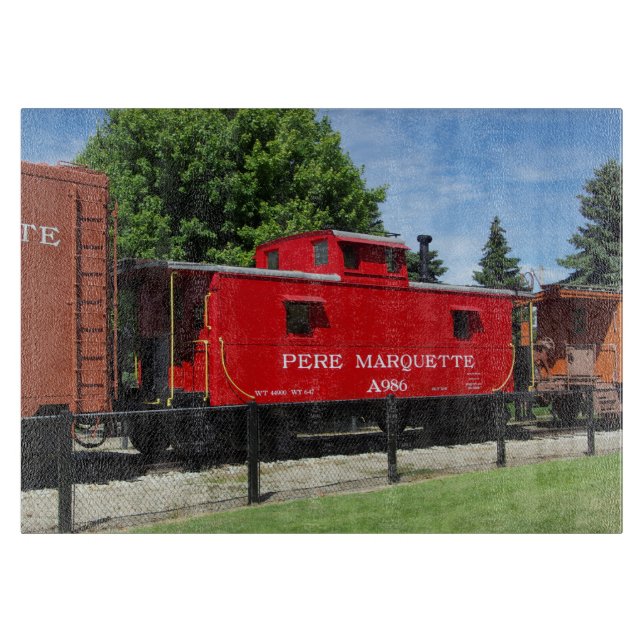 Planche À Découper Pere Marquette Caboose A986 (Devant)