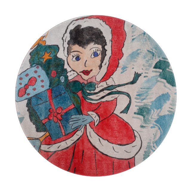 Planche À Découper Père Noël Helper Christmas (Devant)