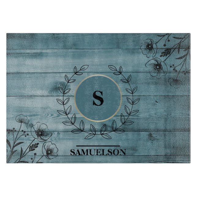 Planche À Découper Personalized Bluewood Kitchen Cutting Board (Devant)