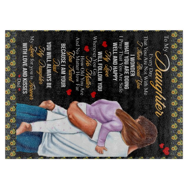 Planche À Découper Personnalisé À Ma Couverture Fille, (Devant)