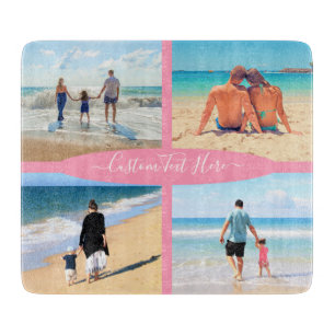 Planche à découper personnalisée avec texte et col