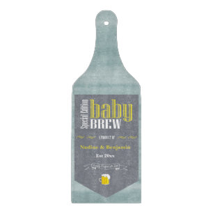 Planche À Découper Personnalisée Bébé Brew Bière Étiquette Drôle