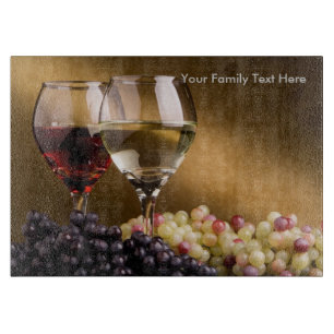 Planche à découper personnalisée par verre fait