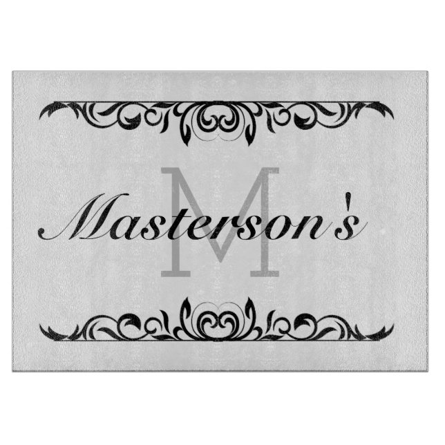 Planche À Découper Personnaliser la bordure de défilement (Devant)