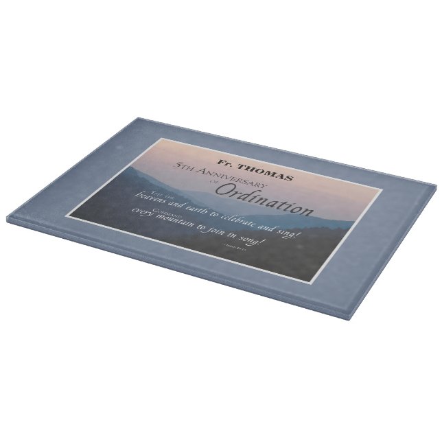 Planche À Découper Personnaliser le 5e anniversaire des fêtes d'Ordin (Coin)