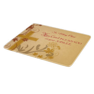 Planche À Découper Personnalisez, jubilé anniversaire croix de religi