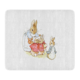 Planche À Découper Peter Rabbit et ses soeurs (par Beatrix Potter)