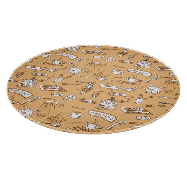 Planche À Découper Petit-déjeuner Motif 2 (Coin)