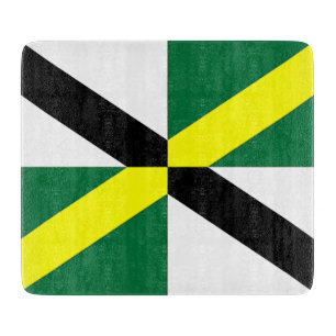 Planche À Découper Petite planche de coupe en verre avec le drapeau d