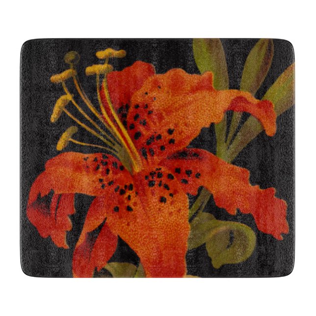 Planche à découper petite Tiger Lily (Devant)