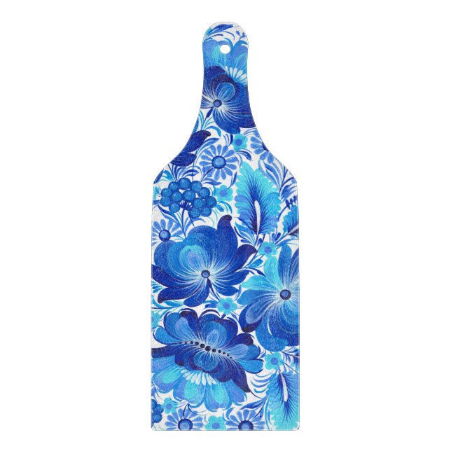 Planche À Découper Petrikivka Ukrainian traditional folk art.  (Devant)