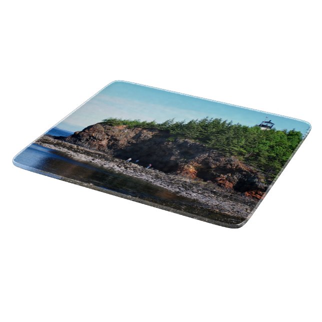 Planche À Découper Phare de Owls Head, Maine Cutting Board (Coin)