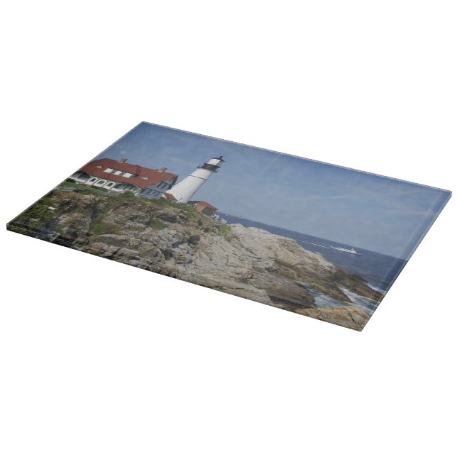 Planche À Découper Phare de Portland Head, Cape Elizabeth, Maine, (Coin)