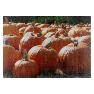 Planche À Découper Photo de citrouilles pour l'automne, Halloween ou