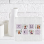 Planche À Découper Photo de collage moderne Meilleure mère Ever Purpl<br><div class="desc">Photo De Collage Moderne Best Mom Ever Purple Cadeau. Meilleur cadeau personnalisé pour la journée des mères,  la journée de la femme ou l'anniversaire de maman. Surprenez Maman avec un cadeau qui est aussi Extraordinaire qu’elle.</div>