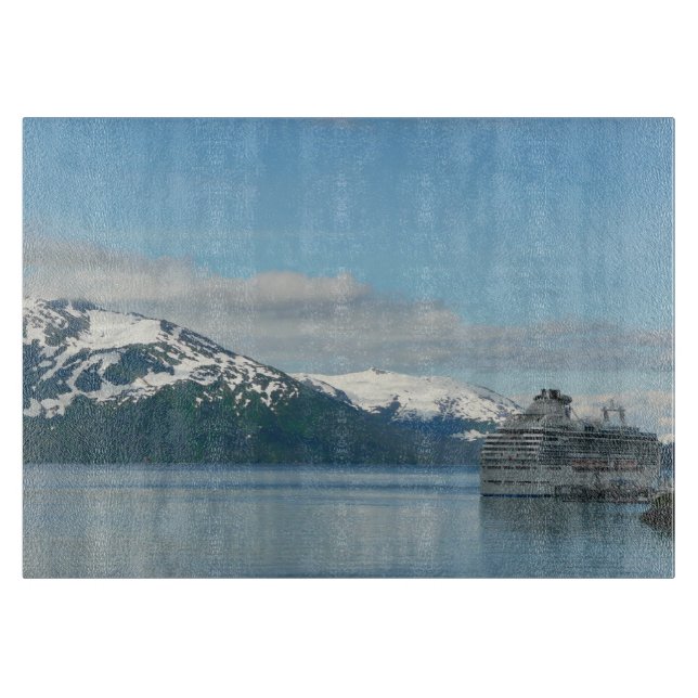 Planche À Découper Photographie de voyage de croisière en Alaska (Devant)