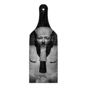 Planche À Découper Photographie du roi pharaon en noir et blanc
