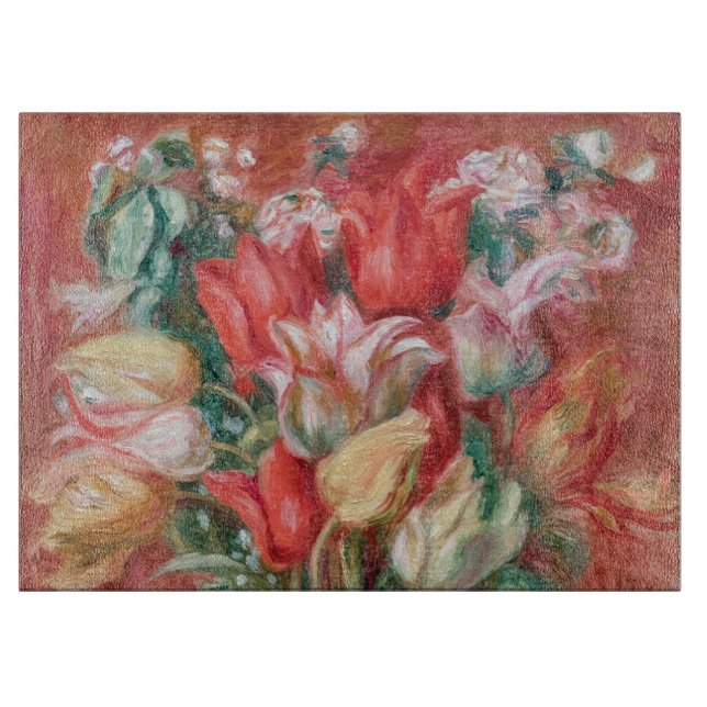 Planche À Découper Pierre-Auguste Renoir - Tulip Bouquet (Devant)
