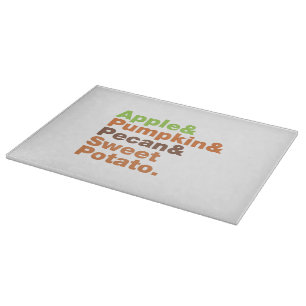 Planche À Découper Pies de vacances ~ Fête Noël Thanksgiving Noël