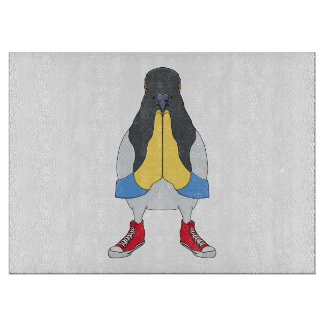 Planche À Découper Pigeon avec chaussures (Devant)