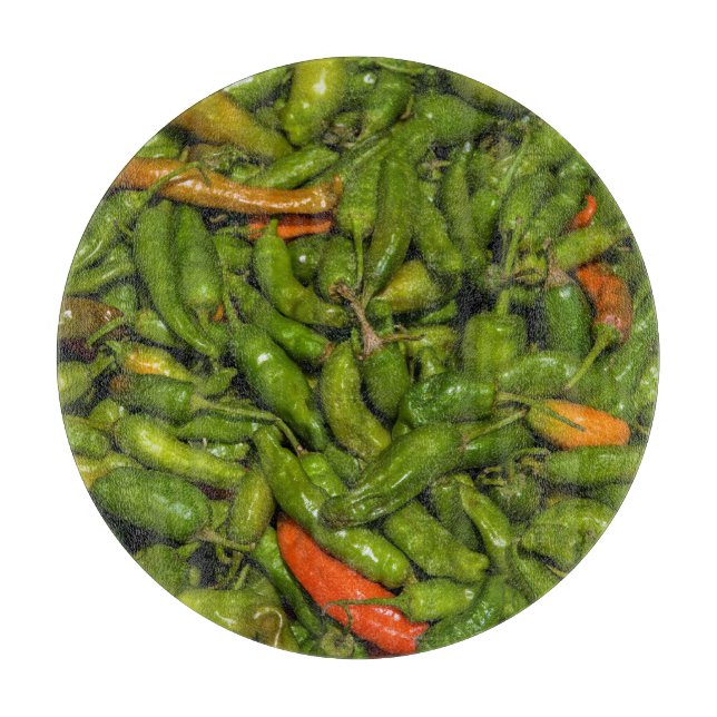 Planche À Découper Piments à vendre au marché (Devant)